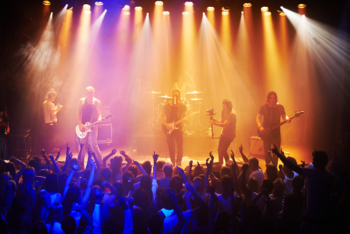 Band Performing on Stage